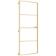 Интериорна врата златиста 83x201,5 см закалено стъкло, алуминий