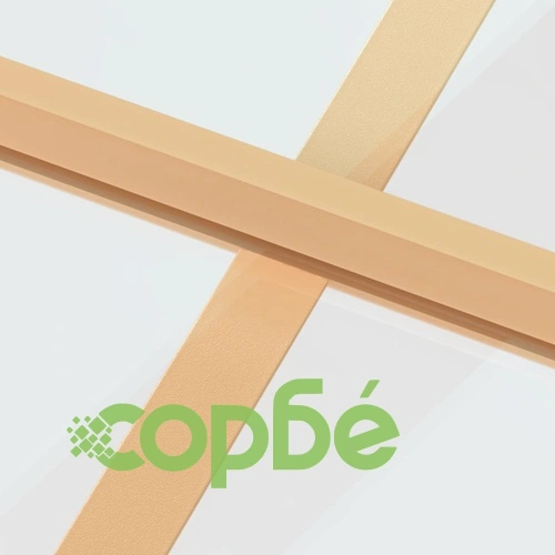 Интериорна врата златиста 76x201,5 см закалено стъкло алуминий ➤ топ цена ➤ sorbe.bg