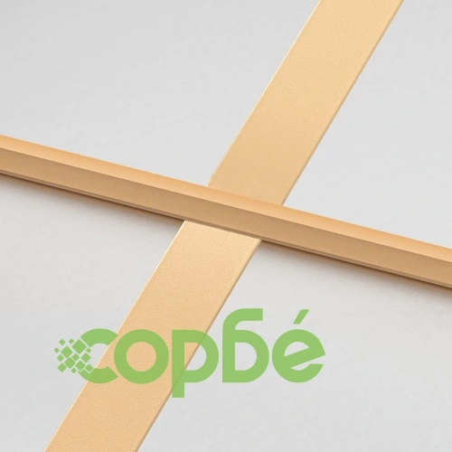 Интериорна врата златиста 83x201,5 см закалено стъкло, алуминий ➤ топ цена ➤ sorbe.bg