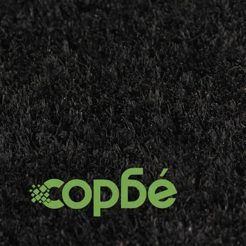 Изтривалка за врата черна 100x200 см тъфтинг кокосови влакна ➤ топ цена ➤ sorbe.bg