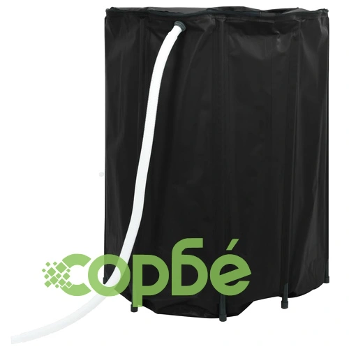 Резервоар за вода с кран, сгъваем, 750 л, PVC ➤ топ цена ➤ sorbe.bg