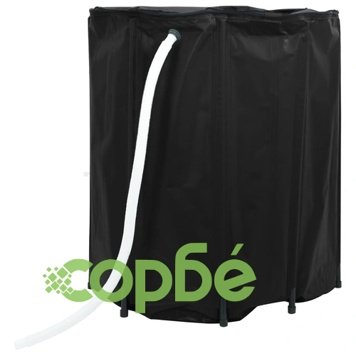 Резервоар за вода с кран, сгъваем, 1250 л, PVC ➤ топ цена ➤ sorbe.bg