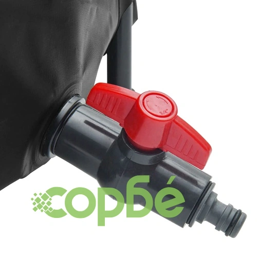 Резервоар за вода с кран, сгъваем, 1250 л, PVC ➤ топ цена ➤ sorbe.bg