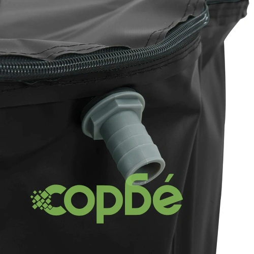 Резервоар за вода с кран, сгъваем, 380 л, PVC ➤ топ цена ➤ sorbe.bg