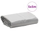 Брезент сив 5x5 м 650 г/м²