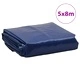 Брезент син 5x8 м 650 г/м²