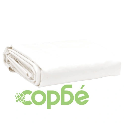 Брезент бял 5x6 м 650 г/м² ➤ топ цена ➤ sorbe.bg