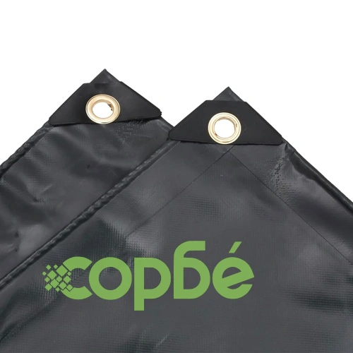Брезент черен 5x5 м 650 г/м² ➤ топ цена ➤ sorbe.bg
