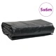 Брезент черен 5x6 м 600 г/м²