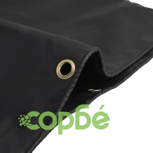 Брезент черен 5x8 м 650 г/м² ➤ топ цена ➤ sorbe.bg