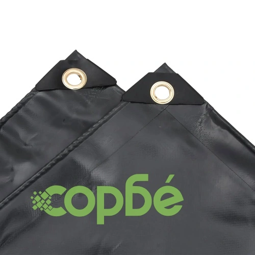 Брезент черен 5x8 м 650 г/м² ➤ топ цена ➤ sorbe.bg