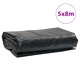 Брезент черен 5x8 м 650 г/м²