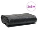 Брезент антрацит 2x3 м 650 г/м²