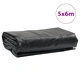 Брезент антрацит 5x6 м 650 г/м²