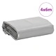 Брезент сив 4x6 м 650 г/м² Брезент сив 4x6 м 650 г/м²