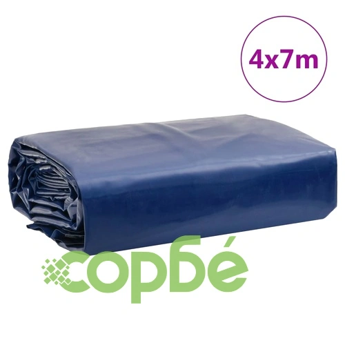 Брезент син 4x7 м 650 г/м² ➤ топ цена ➤ sorbe.bg