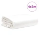 Брезент бял 4x7 м 650 г/м² Брезент бял 4x7 м 650 г/м²