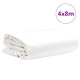 Брезент бял 4x8 м 650 г/м² Брезент бял 4x8 м 650 г/м²