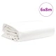 Брезент бял 6x8 м 650 г/м² Брезент бял 6x8 м 650 г/м²