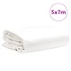 Брезент бял 5x7 м 650 г/м²