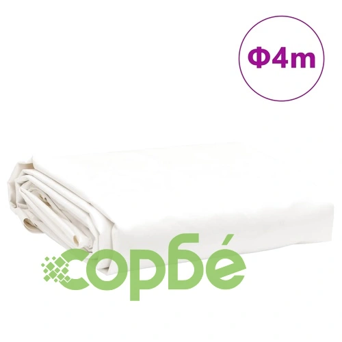 Брезент бял Ø 4 м 650 г/м² ➤ топ цена ➤ sorbe.bg