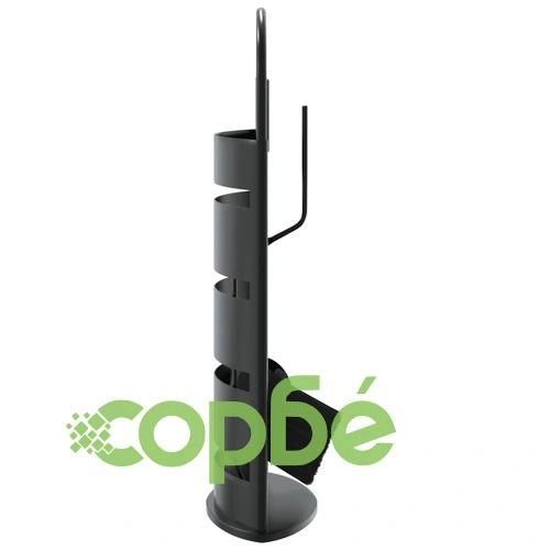 Комплект инструменти за камина от 5 части 23x15x66 см стомана ➤ топ цена ➤ sorbe.bg