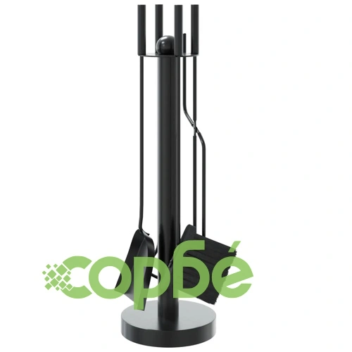 Комплект инструменти за камина от 5 части 18x56 см стомана ➤ топ цена ➤ sorbe.bg