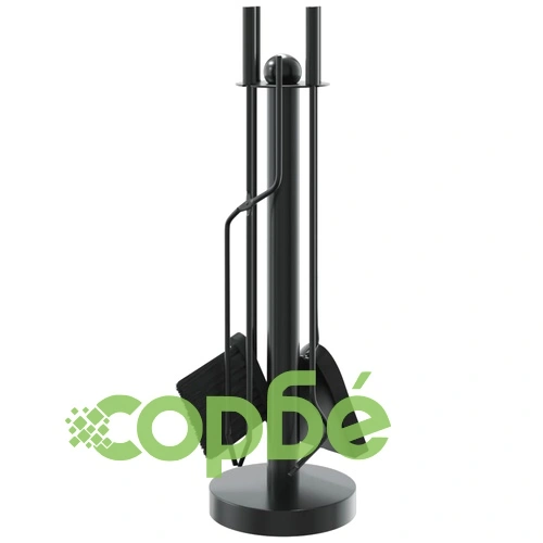 Комплект инструменти за камина от 5 части 18x56 см стомана ➤ топ цена ➤ sorbe.bg