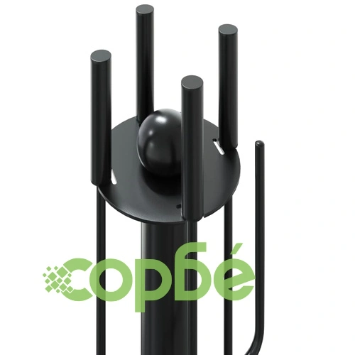 Комплект инструменти за камина от 5 части 18x56 см стомана ➤ топ цена ➤ sorbe.bg