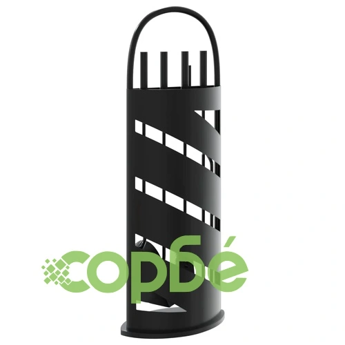 Комплект инструменти за камина от 5 части 23x15x66 см стомана ➤ топ цена ➤ sorbe.bg