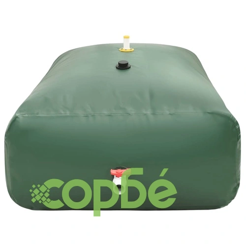 Резервоар за вода с кран, сгъваем, 5000 л, PVC ➤ топ цена ➤ sorbe.bg