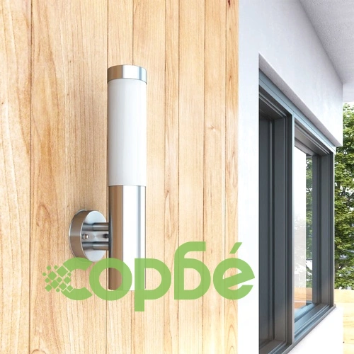 Стенни лампи от неръждаема стомана, водоустойчиви – 2 броя ➤ топ цена ➤ sorbe.bg