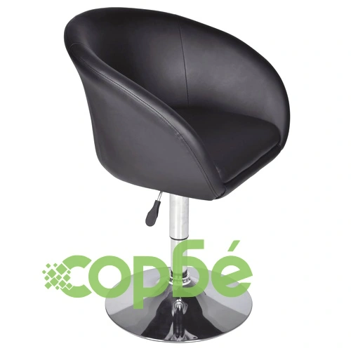 Луксозни бар столове, черни - 2 броя ➤ топ цена ➤ sorbe.bg