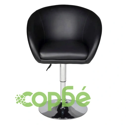 Луксозни бар столове, черни - 2 броя ➤ топ цена ➤ sorbe.bg