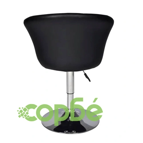 Луксозни бар столове, черни - 2 броя ➤ топ цена ➤ sorbe.bg