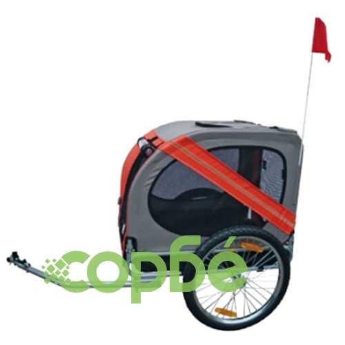 Кучешко ремарке за велосипед, оранжево  ➤ топ цена ➤ sorbe.bg