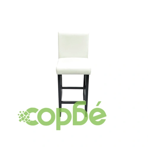 Бар табуретки, 6 бр, бели, изкуствена кожа ➤ топ цена ➤ sorbe.bg