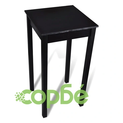 Бар маса и 2 бар стола, черни ➤ топ цена ➤ sorbe.bg