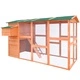 Птичарник/кокошарник, дърво, 295x163x170 см  
