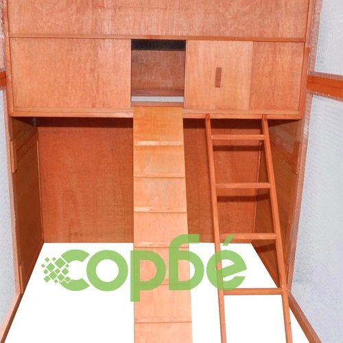 Птичарник/кокошарник, дърво, 295x163x170 см   ➤ топ цена ➤ sorbe.bg