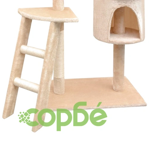 Котешко дърво със сизалени стълбове, 150 см, бежово ➤ топ цена ➤ sorbe.bg