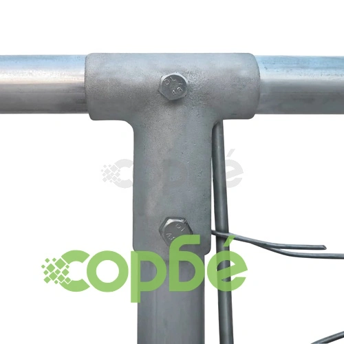 Дворна клетка за кучета, поцинкована стомана, 2x2x1 м ➤ топ цена ➤ sorbe.bg