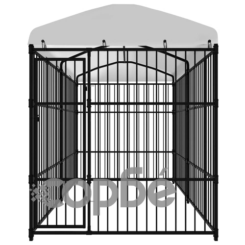 Дворна клетка за кучета с покрив, 3x2x2,3 м ➤ топ цена ➤ sorbe.bg