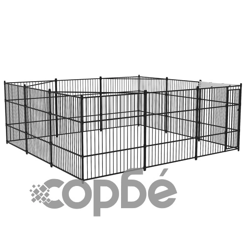 Дворна клетка за кучета, 5x5x2 м ➤ топ цена ➤ sorbe.bg