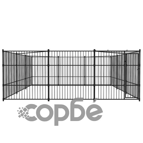 Дворна клетка за кучета, 5x5x2 м ➤ топ цена ➤ sorbe.bg
