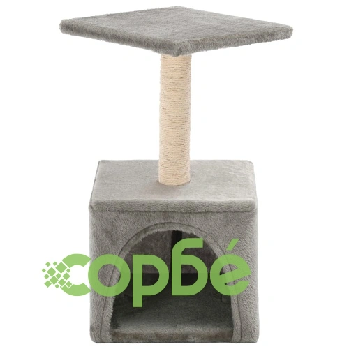 Котешко дърво със сизален стълб, 55 см, сиво ➤ топ цена ➤ sorbe.bg