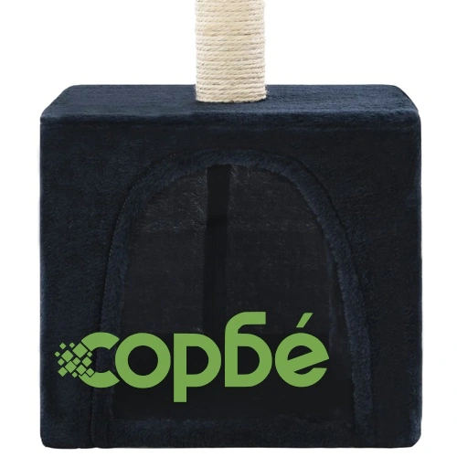 Котешко дърво със сизален стълб, 55 см, тъмносиньо ➤ топ цена ➤ sorbe.bg