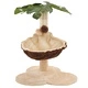 Котешко дърво със сизален стълб, 50 см, бежово и кафяво