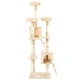 Котешко дърво със сизалени стълбове, 170 см, бежово