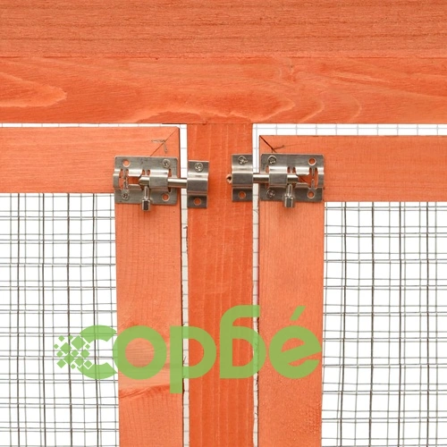 Клетка за птици, чам и ела масив, 125,5x59,5x164 см ➤ топ цена ➤ sorbe.bg